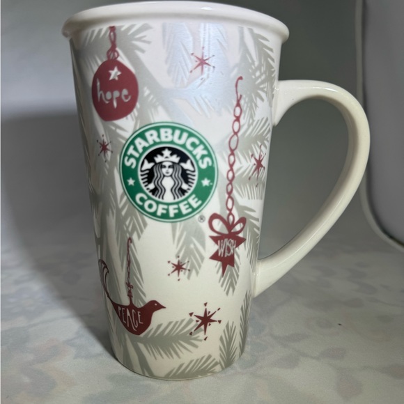 STARBUCKS Holiday Mug ‘Hope-Wish-Peace’ 19 oz. - Picture 4 of 7